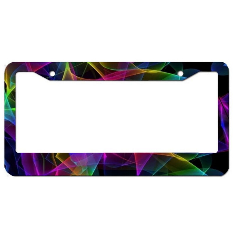 Okviri aluminijskih oznaka u obliku srca Premium okviri registarskih pločica Čvrsti držač otporan na hrđu za prednje i stražnje automobilske oznake s poklopcima na navoj