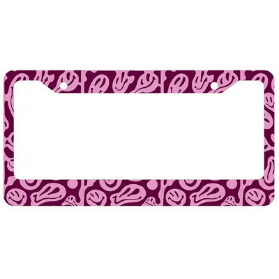 Ghost alumīnija birku rāmji Premium numura zīmju rāmji Ciets rūsas necaurlaidīgs turētājs priekšējām un aizmugurējām automašīnas etiķetēm ar skrūvējamiem vāciņiem