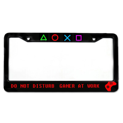 Spēļu sērija Alumīnija sakausējums ASV automašīnu numura zīmes rāmja vāks Auto piederums ūdensizturīgs numura zīmju turētājs Automašīnas apdare