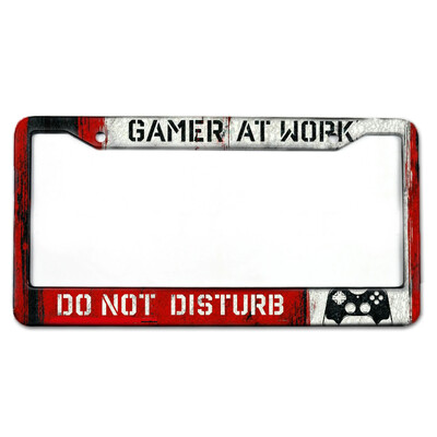 Spēļu sērija Alumīnija sakausējums ASV automašīnu numura zīmes rāmja vāks Auto piederums ūdensizturīgs numura zīmju turētājs Automašīnas apdare