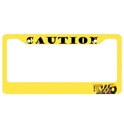 Ziedi Alumīnija birku rāmji Premium numura zīmju rāmji Ciets rūsas necaurlaidīgs turētājs priekšējām un aizmugurējām automašīnas etiķetēm ar skrūvējamiem vāciņiem