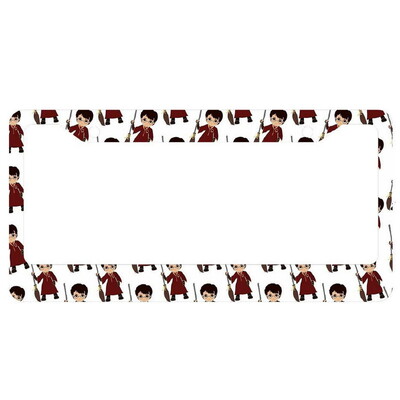 Ziedi Alumīnija birku rāmji Premium numura zīmju rāmji Ciets rūsas necaurlaidīgs turētājs priekšējām un aizmugurējām automašīnas etiķetēm ar skrūvējamiem vāciņiem