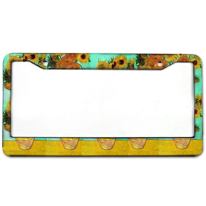 Ziedi Alumīnija birku rāmji Premium numura zīmju rāmji Ciets rūsas necaurlaidīgs turētājs priekšējām un aizmugurējām automašīnas etiķetēm ar skrūvējamiem vāciņiem