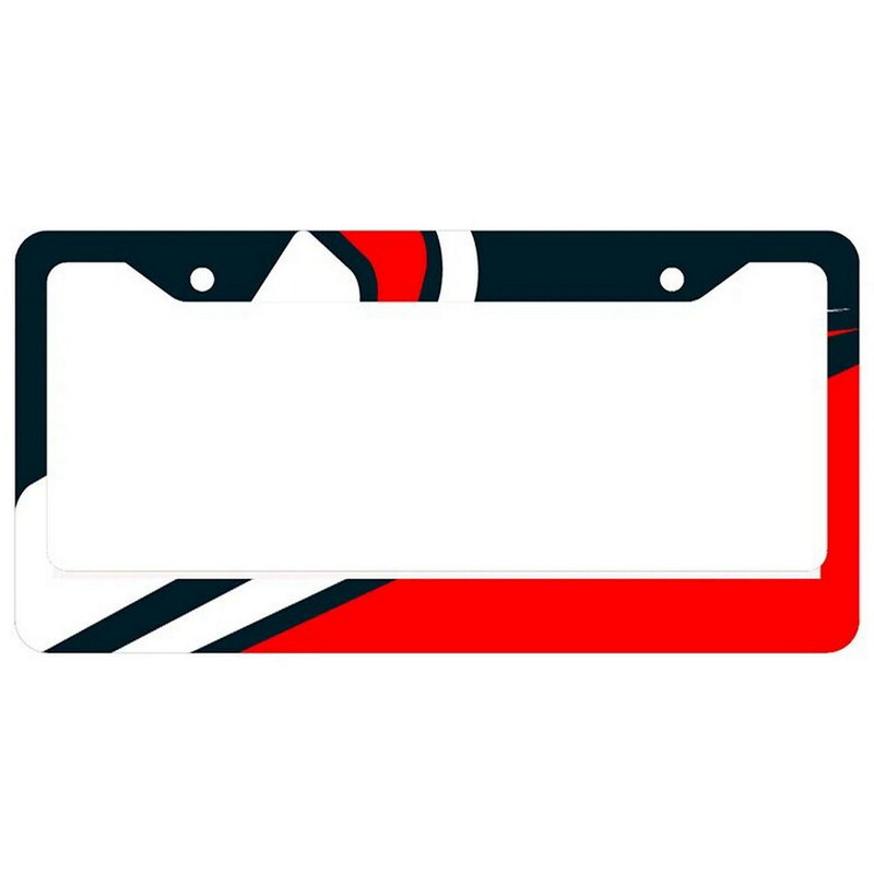 Okviri aluminijskih oznaka Ghost Premium okviri registarskih pločica Čvrsti držač otporan na hrđu za prednje i stražnje oznake automobila s poklopcima na navoj