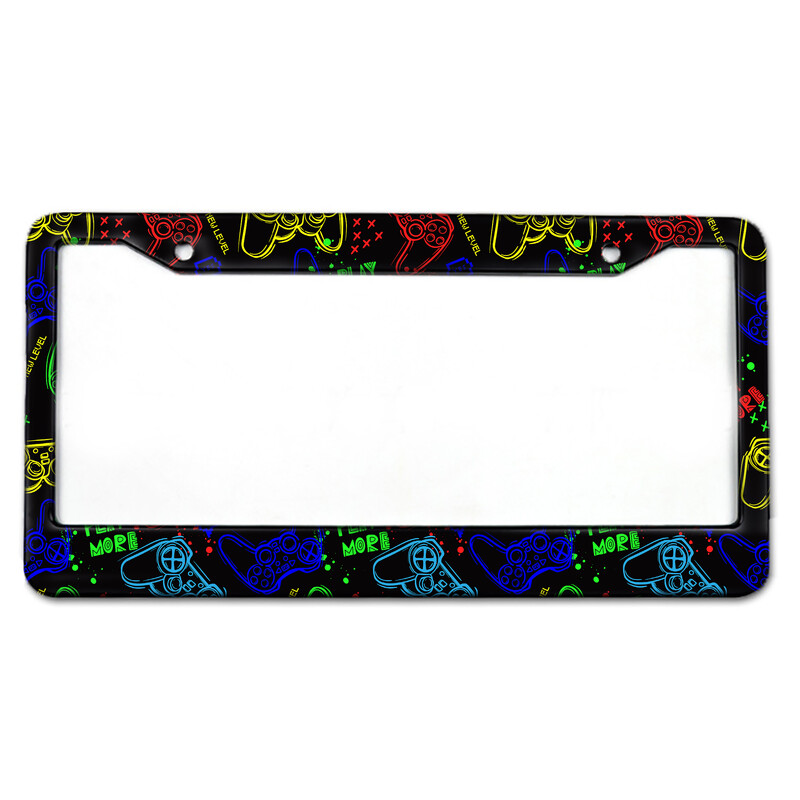 Σειρά παιχνιδιών Αμερικάνικο πρότυπο κάλυμμα πινακίδας από κράμα αλουμινίου, βάση πινακίδας αυτοκινήτου