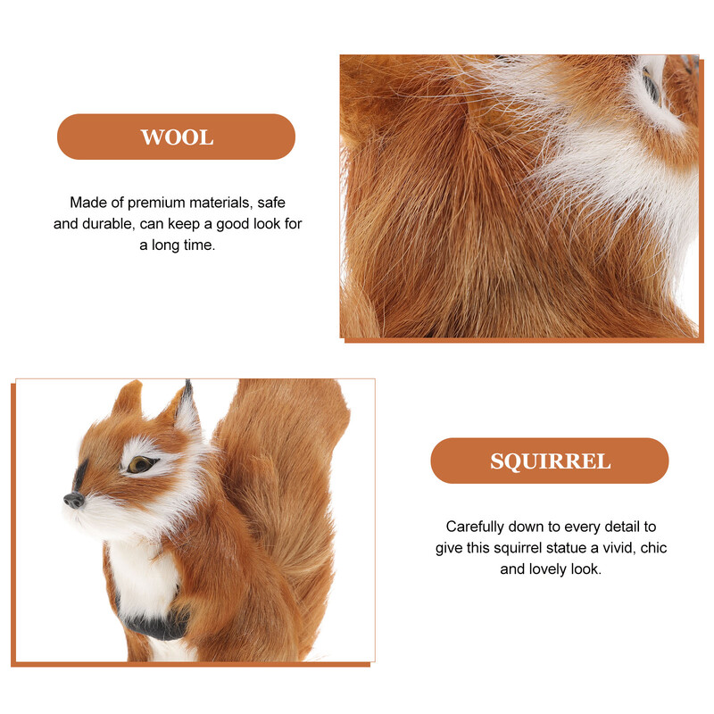 Aukštos simuliacijos voverės terasos dekoracijos lauke prie Miškų departamento