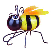 Dekoratyvinė bičių skulptūra Metalinė kiemo meno puošmena Lauko sodo tvora vejos ornamentas bičių kabantis dekoras namams