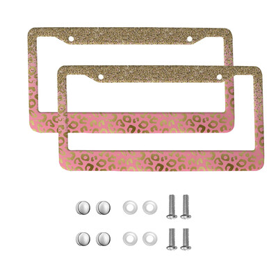 marble American Car 12" x 6" Laser Cut Chrome FLicense Plate Frames- Αξεσουάρ διακόσμησης αυτοκινήτου/φορτηγού/SUV αυτοκινήτου