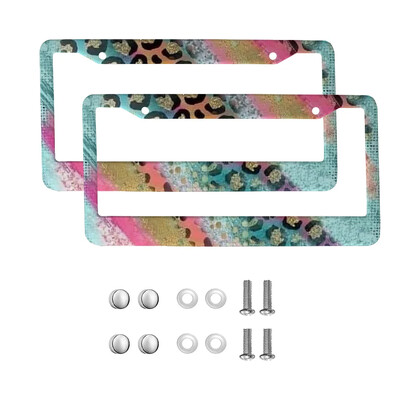 marble American Car 12" x 6" Laser Cut Chrome FLicense Plate Frames- Αξεσουάρ διακόσμησης αυτοκινήτου/φορτηγού/SUV αυτοκινήτου