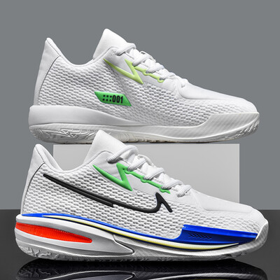 Zēniem vīriešu basketbola apavi Sieviešu basketbola apavi Pretslīdēšanas augsta augšdaļa Pāris Elpojoši vīriešu basketbola apavi