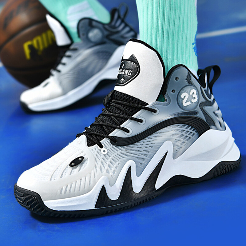 Παπούτσια μπάσκετ Ανδρικά αναπνεύσιμα αντιολισθητικά παπούτσια για τρέξιμο για εξωτερικούς χώρους 2024 Νέα μόδα casual αθλητικά παπούτσια για εφηβικές μπότες μπάσκετ