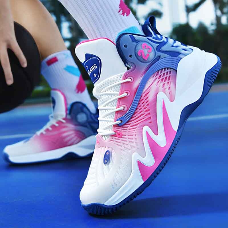 Παπούτσια μπάσκετ Ανδρικά αναπνεύσιμα αντιολισθητικά παπούτσια για τρέξιμο για εξωτερικούς χώρους 2024 Νέα μόδα casual αθλητικά παπούτσια για εφηβικές μπότες μπάσκετ