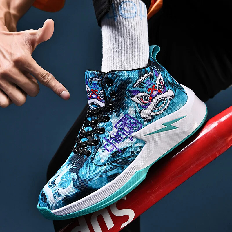 Vīriešu basketbola apavi Augstas augšdaļas ikdienas treniņu basketbola zābaki 2024. gada jauni āra sporta tenisa apavi vīriešiem