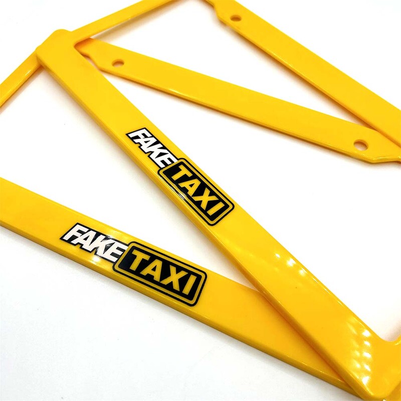 Universal ABS US Κάλυμμα πλαισίου πινακίδας αυτοκινήτου JDM HKS Ψεύτικη βάση πινακίδας ταξί Jdm Style Αξεσουάρ αγωνιστικού αυτοκινήτου