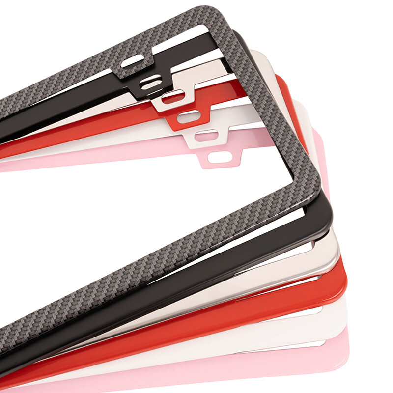 2 τεμ. Ανταλλακτικά αυτοκινήτου από ανοξείδωτο ατσάλι Κάλυμμα πλαισίου πινακίδας κυκλοφορίας ΗΠΑ σημαία για κανονική βάση πινακίδας αυτοκινήτου ΗΠΑ