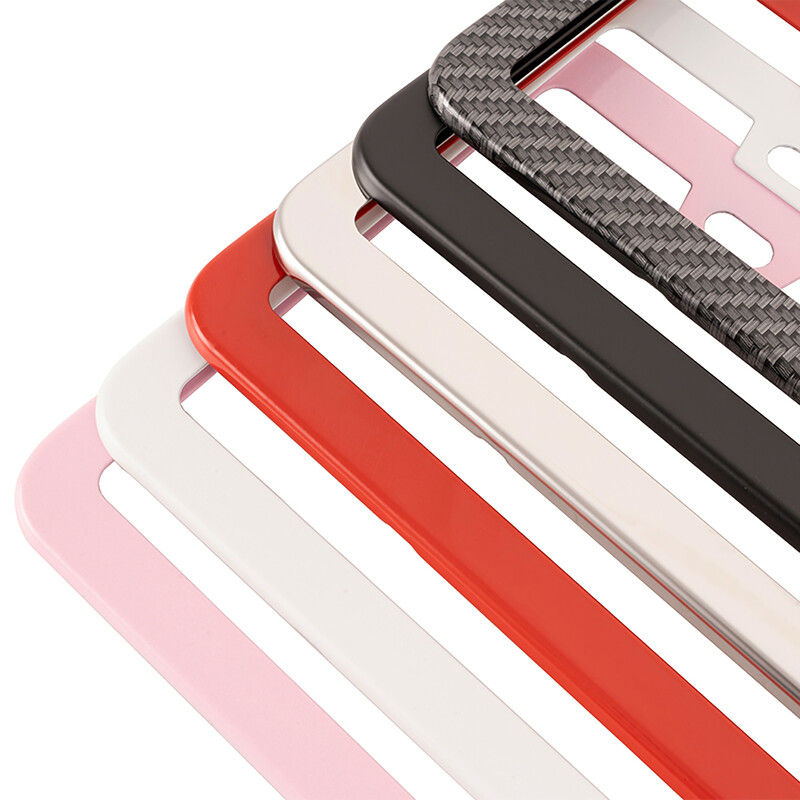 2 τεμ. Ανταλλακτικά αυτοκινήτου από ανοξείδωτο ατσάλι Κάλυμμα πλαισίου πινακίδας κυκλοφορίας ΗΠΑ σημαία για κανονική βάση πινακίδας αυτοκινήτου ΗΠΑ