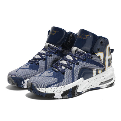 Vīriešu basketbola apavi augstas augšdaļas amortizācijas pretslīdēšanas treniņu apavi āra Jauni elpojoši, biezu zoli sporta apavi vīriešiem