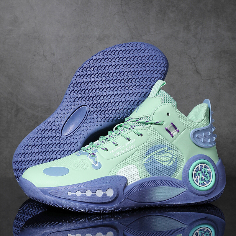 Vīriešu basketbola apavi āra treniņiem, augstas augšdaļas nodilumizturīgi, ērti sporta apavi vīriešiem Basketbola zābaki