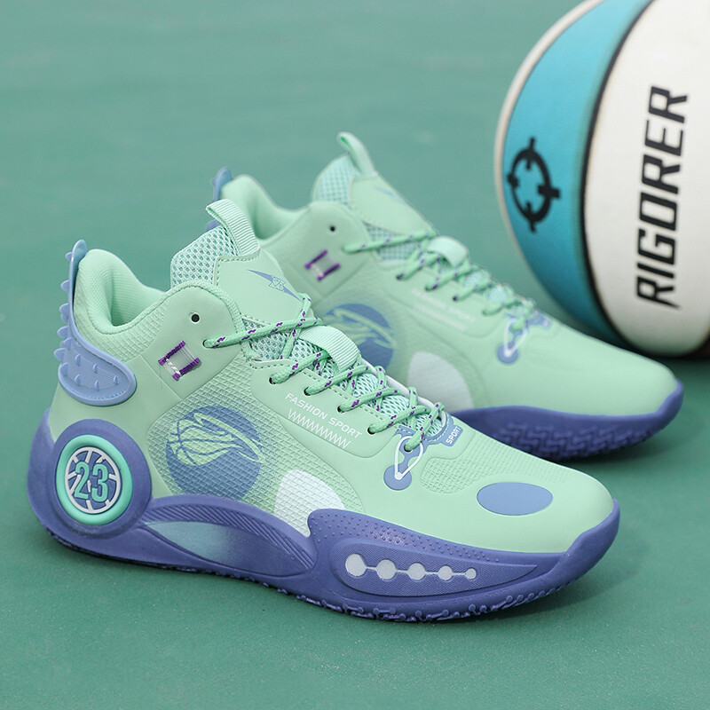 Vīriešu basketbola apavi āra treniņiem, augstas augšdaļas nodilumizturīgi, ērti sporta apavi vīriešiem Basketbola zābaki