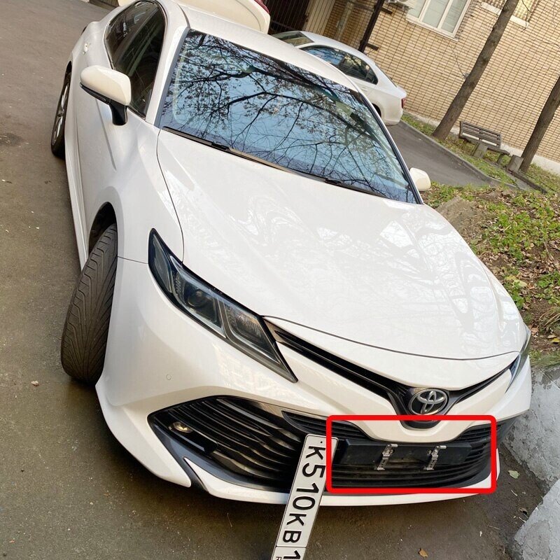 2 gab Taisnstūrveida automašīnas numura zīme ar atsperu nerūsējošā tērauda kronšteinu automašīnām rāmja turētāja skavas piekabes numura zīmes skavas