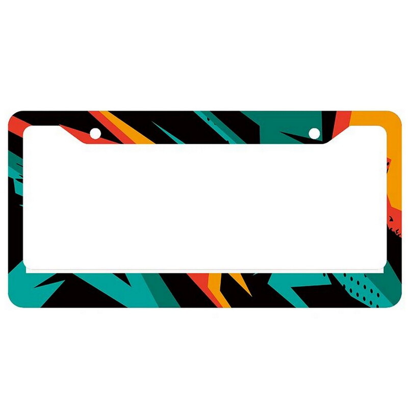 Προσοχή Πλαίσια ετικετών αλουμινίου Premium πλαίσια πινακίδων κυκλοφορίας Συμπαγής αντισκωριακή βάση για εμπρός και πίσω ετικέτες αυτοκινήτου με βιδωτά καπάκια