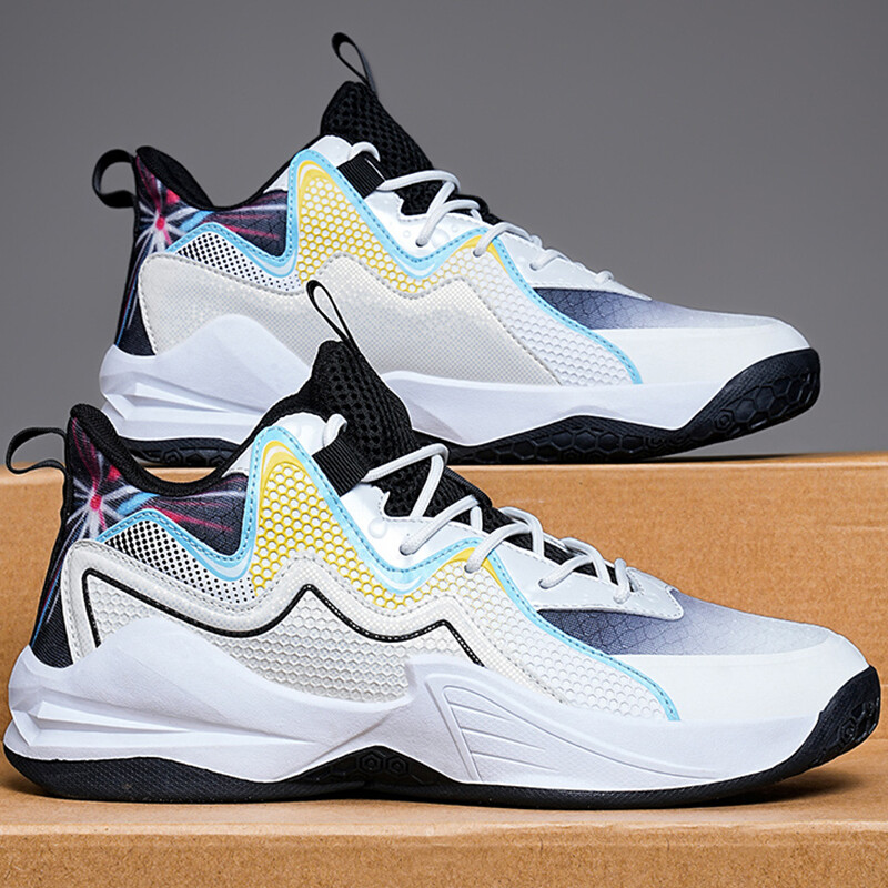 Basketbola apavi Vīriešu Vasaras Ērti Moderni Sporta Apavi Elpojoši Augstums Palielinoši Ikdienas pastaigu apavi vīriešiem