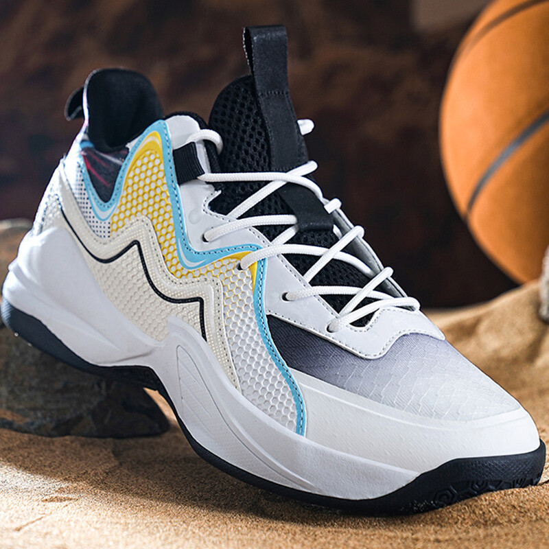 Basketbola apavi Vīriešu Vasaras Ērti Moderni Sporta Apavi Elpojoši Augstums Palielinoši Ikdienas pastaigu apavi vīriešiem