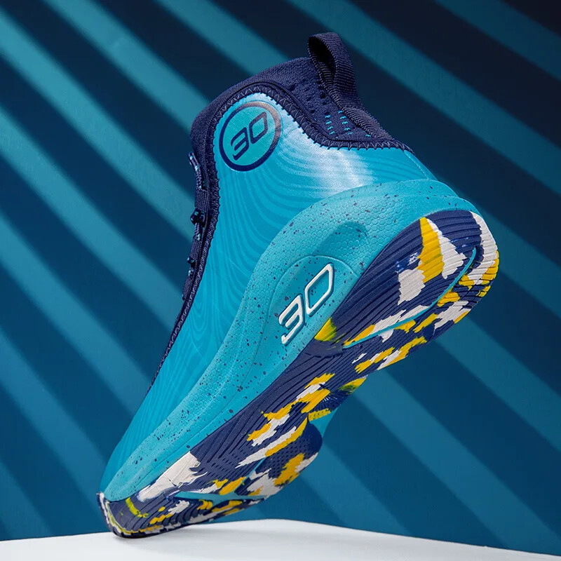 Vasaras basketbola apavi Vīriešu augstas augšdaļas Youth Warriors bērnu bumbu apavi Ādas augšējie balti ikdienas sporta apavi studentiem