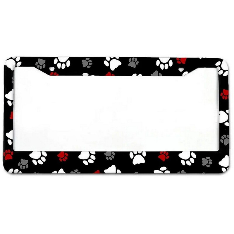 Roses Aluminijski okviri za oznake Premium okviri za registarske pločice Čvrsti držač otporan na hrđu za prednje i stražnje automobilske oznake s poklopcima na navoj