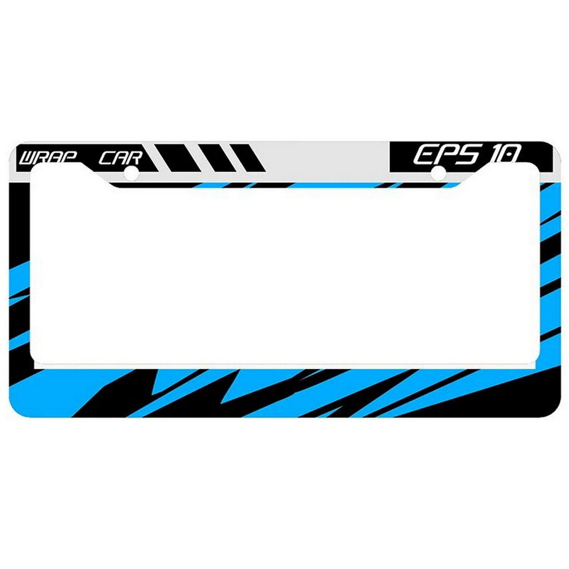 Roses Aluminijski okviri za oznake Premium okviri za registarske pločice Čvrsti držač otporan na hrđu za prednje i stražnje automobilske oznake s poklopcima na navoj