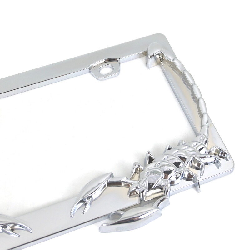 Πλαίσιο πινακίδας μοτοσικλέτας Chrome Scorpion Συμβατό με Harley Davidson
