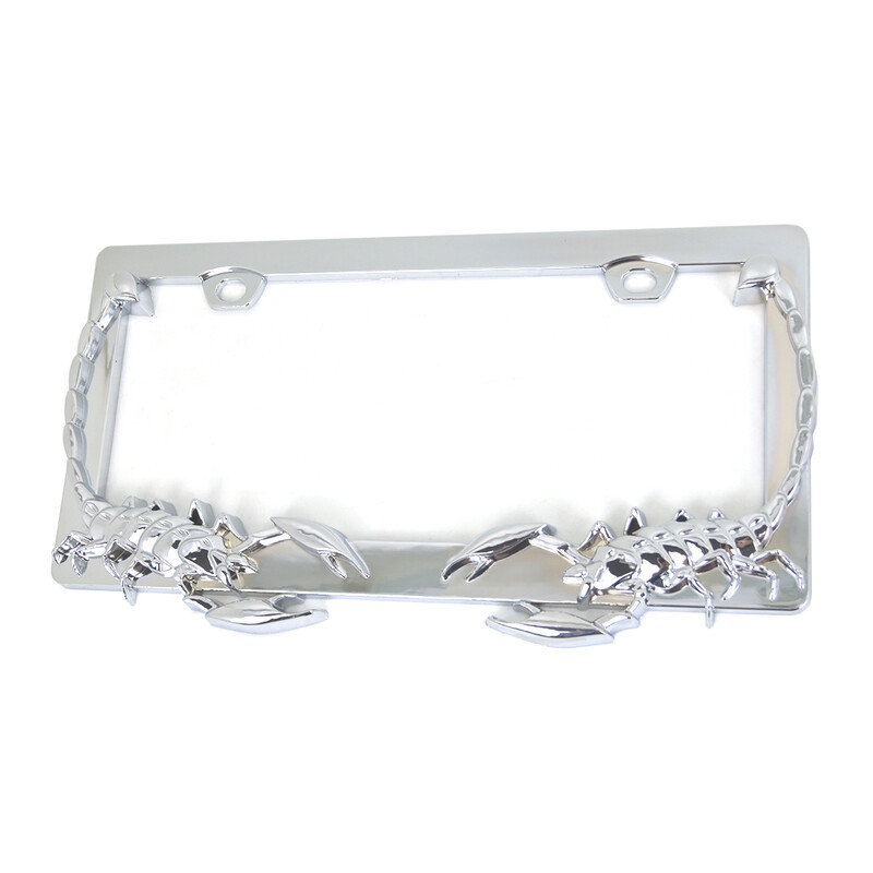Πλαίσιο πινακίδας μοτοσικλέτας Chrome Scorpion Συμβατό με Harley Davidson