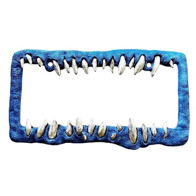 Πλαίσιο πινακίδας αυτοκινήτου Horror Δόντια Στήριγμα πινακίδας κυκλοφορίας Αναλώσιμα αυτοκινήτου Εμπρός και πίσω πινακίδα κυκλοφορίας Εξωτερικά αξεσουάρ