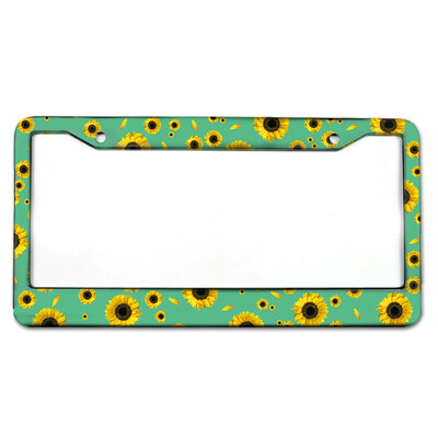 Universālā alumīnija sakausējuma ASV automašīnas numura zīmes rāmja vāks Automašīnas piederumu ūdensnecaurlaidīgs numura zīmes turētājs automašīnas dekorēšana2023