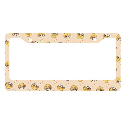 Japāņu anime personalizēta un standartizēta automašīnas numura zīmes rāmja krāsu shēma Jauki atbilstoši pielāgoti produkti -2
