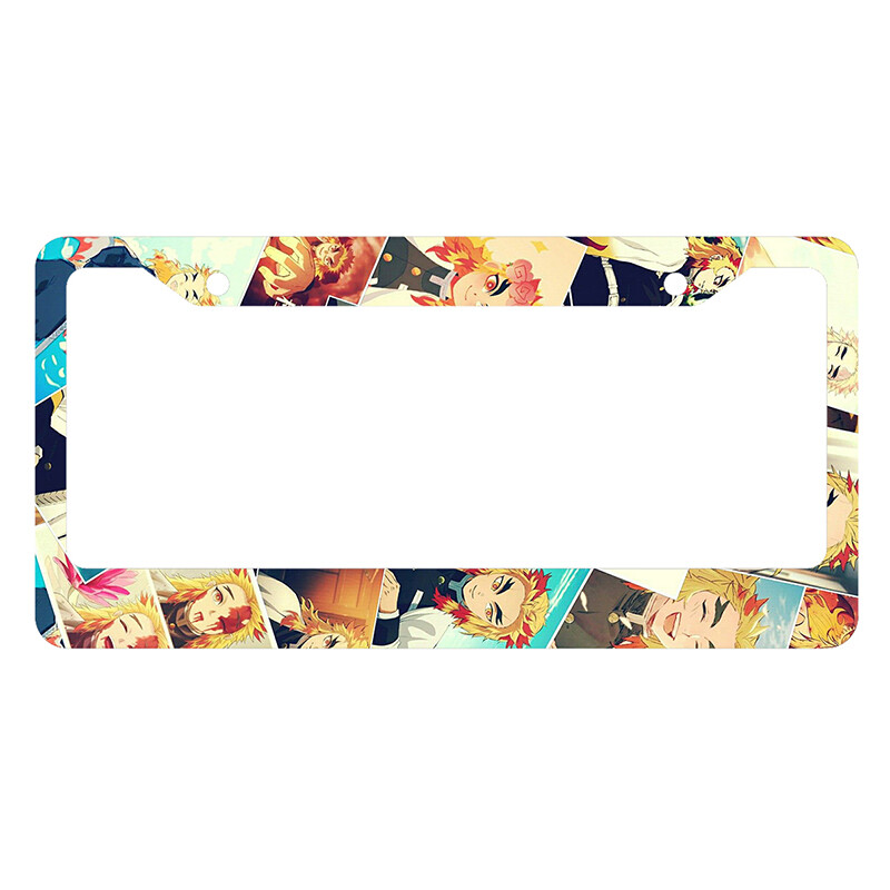 Ιαπωνικό anime εξατομικευμένο και τυποποιημένο χρωματικό σχέδιο πλαισίου πινακίδας αυτοκινήτου Χαριτωμένα προσαρμοσμένα προϊόντα -2
