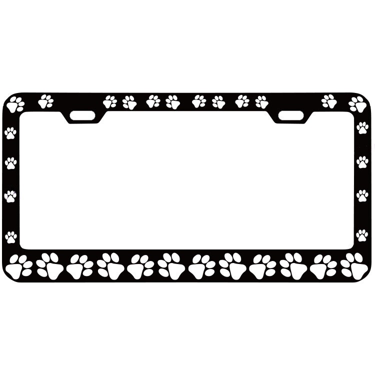 Νέο πλαίσιο πινακίδας αυτοκινήτου από κράμα αλουμινίου Αμερικάνικο πρότυπο πλαίσιο πινακίδας κυκλοφορίας κάτοχος πινακίδας κυκλοφορίας