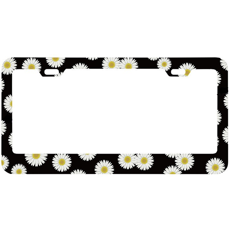 Νέο πλαίσιο πινακίδας αυτοκινήτου από κράμα αλουμινίου Αμερικάνικο πρότυπο πλαίσιο πινακίδας κυκλοφορίας κάτοχος πινακίδας κυκλοφορίας