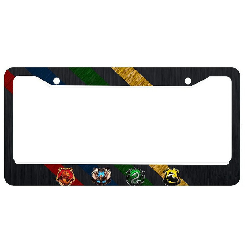 Πλαίσια ετικετών αλουμινίου Halloween Premium Πλαίσια πινακίδων κυκλοφορίας Συμπαγής αντισκωριακή βάση για εμπρός και πίσω ετικέτες αυτοκινήτου με βιδωτά καπάκια