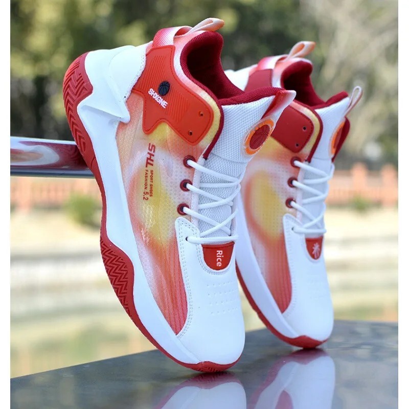 Proljeće 2024. Nove muške cipele Visoke košarkaške tenisice Mekani potplati Tenisice za trčanje Ležerne svestrane studentske sportske cipele