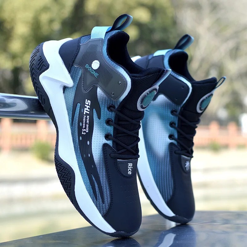 Proljeće 2024. Nove muške cipele Visoke košarkaške tenisice Mekani potplati Tenisice za trčanje Ležerne svestrane studentske sportske cipele