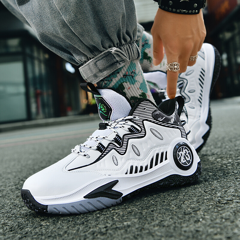 2024 νέα αναπνεύσιμα παπούτσια μπάσκετ για ανδρικά νεανικά, αντιολισθητικά άνοιξη και φθινόπωρο φορούν αθλητικά παπούτσια μάχης μαθητών