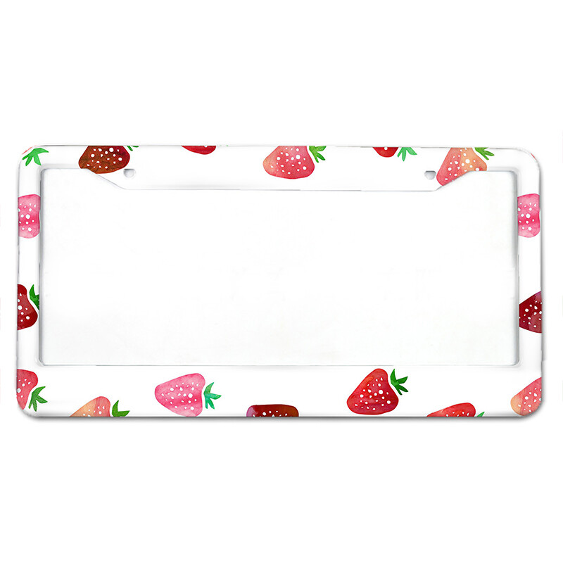 Ukusna hrana Uzorak američke standardne aluminijske legure Poklopac automobilske registarske pločice Poklopac registarske pločice Ukras automobila