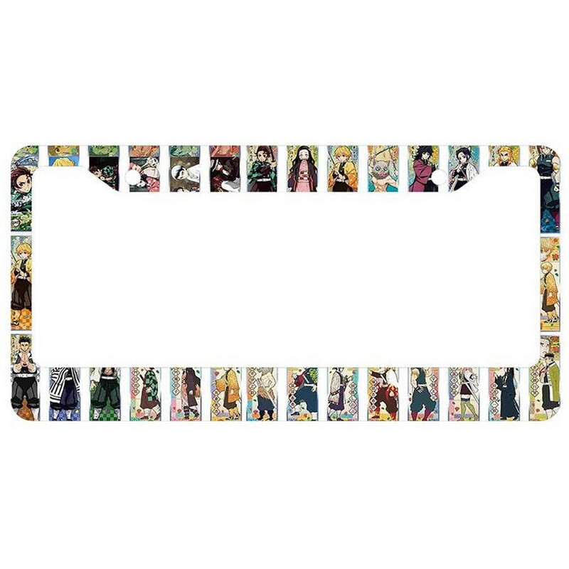 Okviri za oznake od američkog aluminija Vrhunski okviri za registarske pločice Čvrsti držač otporan na hrđu za prednje i stražnje oznake automobila s poklopcima na navoj