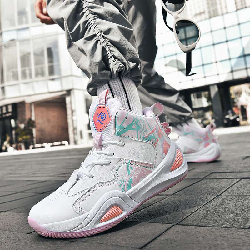 Košarkaške tenisice 2025. Nova muška visoka sportska obuća velikih veličina Prozračna neklizajuća studentska obuća za trening Unisex tenisice