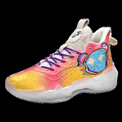 Basketbola apavi vīriešu valkā absorbējoši trieciena atsitiena sporta veidi, faktiskie kaujas koledžas studenti treniņu apavi jauni augsti kaujas zābaki