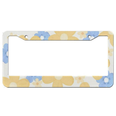 Cat Paw alumīnija birku rāmji Premium numura zīmju rāmji Ciets rūsas necaurlaidīgs turētājs priekšējām un aizmugurējām automašīnas etiķetēm ar skrūvējamiem vāciņiem