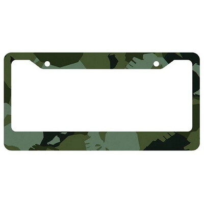 Cat Paw alumīnija birku rāmji Premium numura zīmju rāmji Ciets rūsas necaurlaidīgs turētājs priekšējām un aizmugurējām automašīnas etiķetēm ar skrūvējamiem vāciņiem