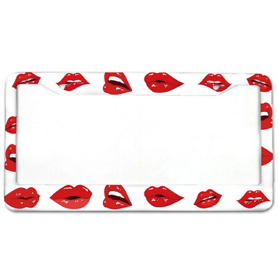 Cat Paw alumīnija birku rāmji Premium numura zīmju rāmji Ciets rūsas necaurlaidīgs turētājs priekšējām un aizmugurējām automašīnas etiķetēm ar skrūvējamiem vāciņiem