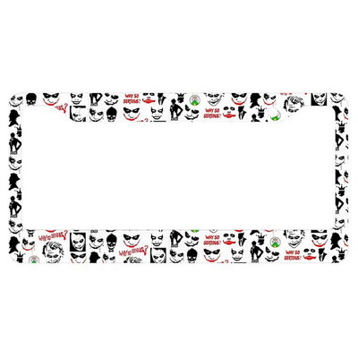 Cat Paw alumīnija birku rāmji Premium numura zīmju rāmji Ciets rūsas necaurlaidīgs turētājs priekšējām un aizmugurējām automašīnas etiķetēm ar skrūvējamiem vāciņiem